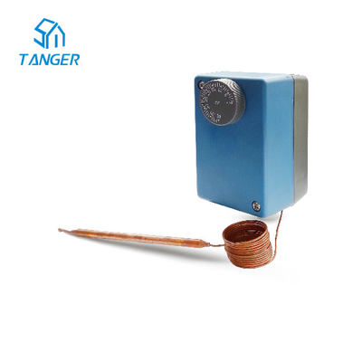 کلید ترموستات مویرگی واحد جریان آب Hvac مایع 0 تا 40 درجه